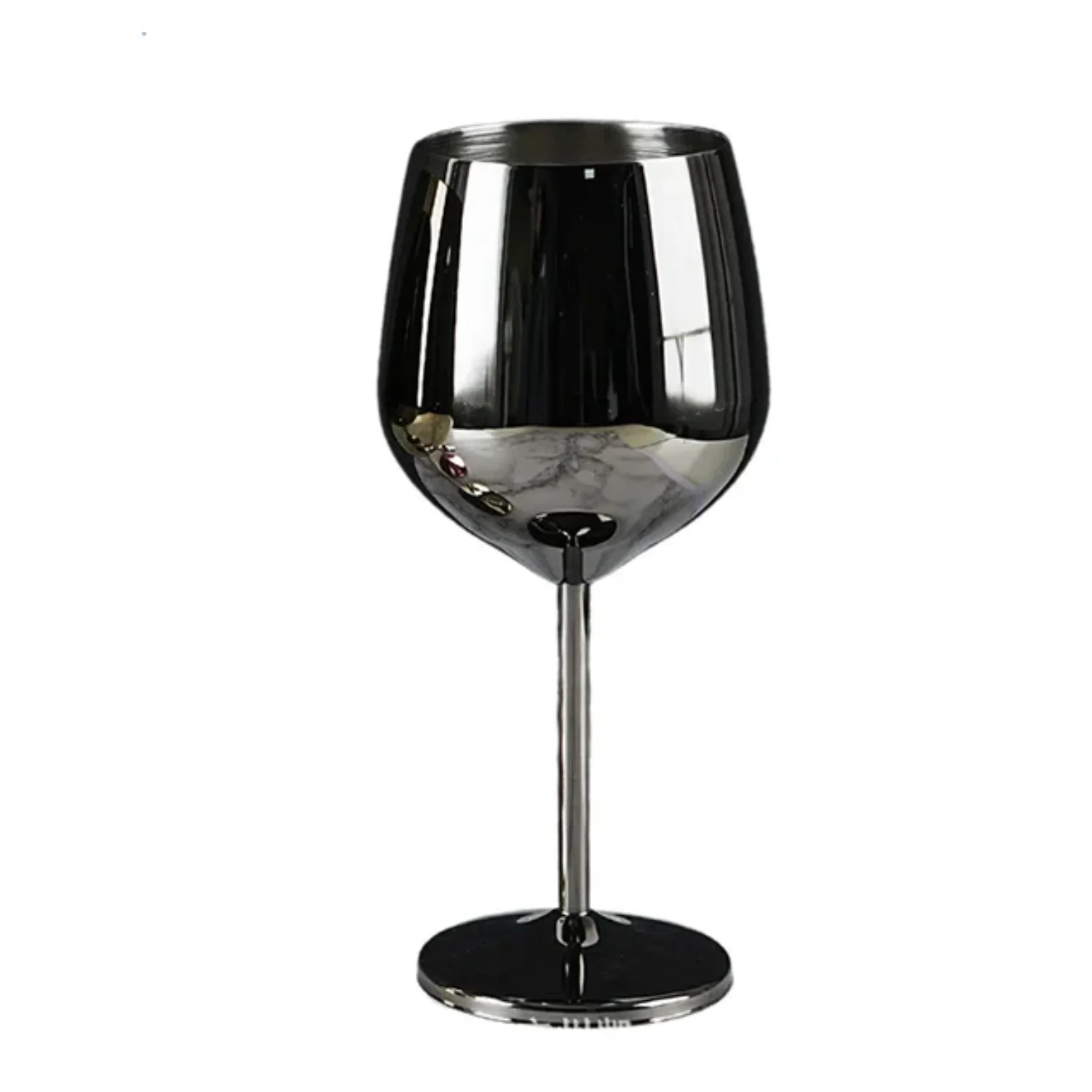 Creative Stainless Steel Goblet Club Metal Red Wine Cup Luxury Restaurant Cocktail Glass Wedding Party Drinkware  Accessories