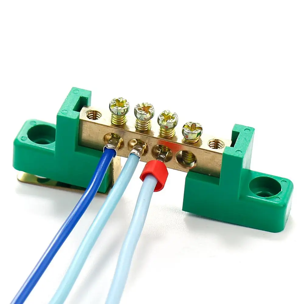 Description Picture 5 of itemCopper Screw Terminal Block Distribution Box Connection Copper Terminal Blocks Wiring Terminal Practical Electrical Supplies