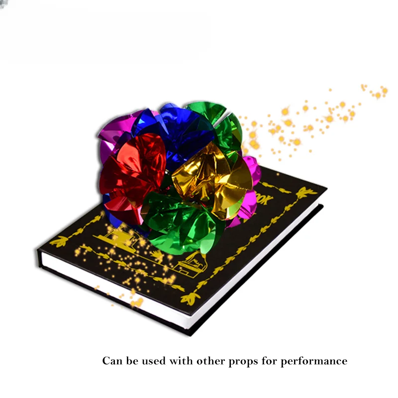 책의 비둘기 마술 소품 마술 트릭 책 무대에서 나타나는 개체 마술 특수 효과 액세서리 어린이 성인 장난감