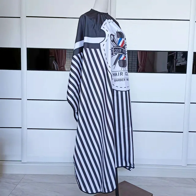 Haircut Cape Hair Waterproof Cloth Salon Barber Professional Stylist Retro Dressing Pattern Cutting