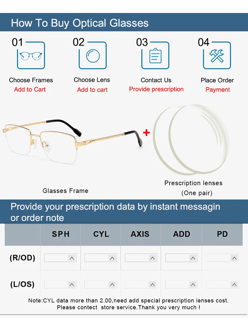 Krasivyy Unisex Semi Rim Square Titanium Eyeglasses 15