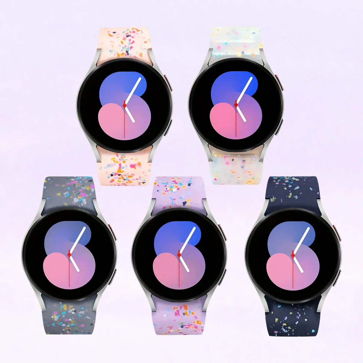 Silicone Smart Watch Wristband Bracelet - Universal Fit, Multiple Sizes
