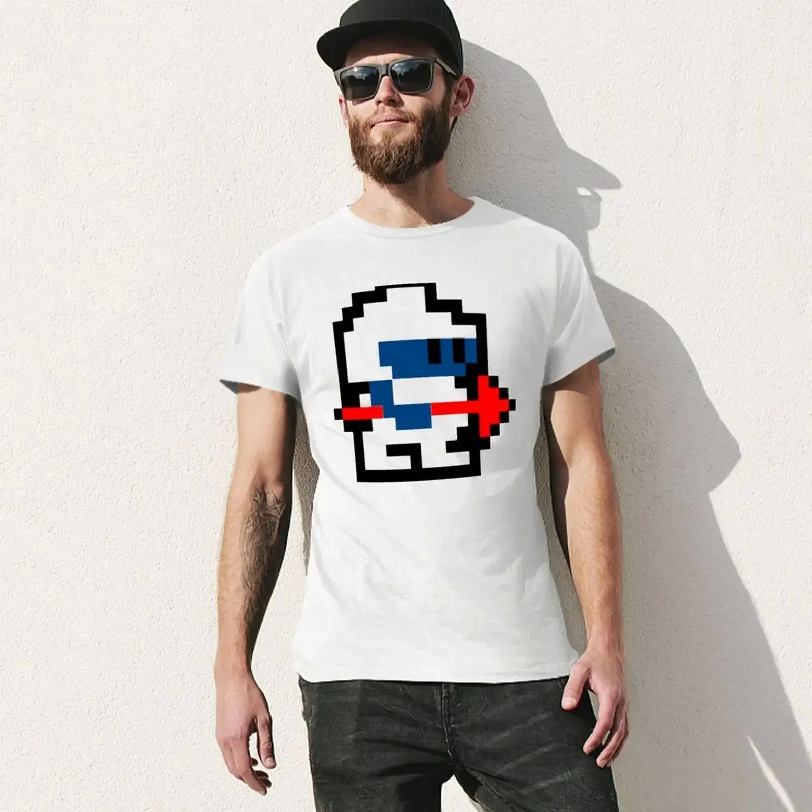 Qui Drng Funny Dig Dug T-irt Men's Comfortable Breathable Casual ort Sve T-irt Quali Material Other Material 00%