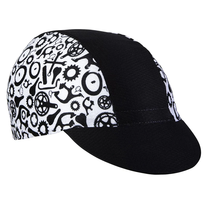 Camouflage Green Cycling Cap Black Ride Headwear Bike Hat One Size Fits Most 2