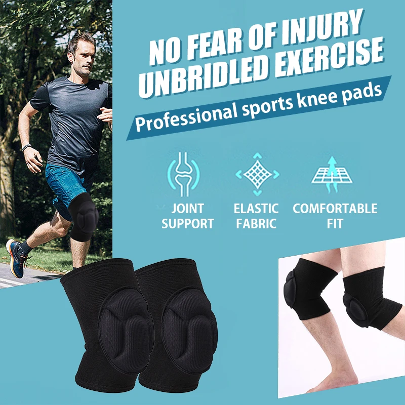 Sponge Knee Pads for Men And Women Dance Roller Skating Kneeling Protection Volleyball Basketball Soccer Kids Goalie Knee Brace