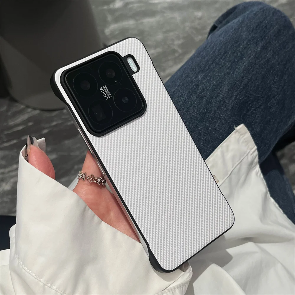 Frameless Carbon Fibre Matte Shockproof Slim Hard Case Bumper Cover