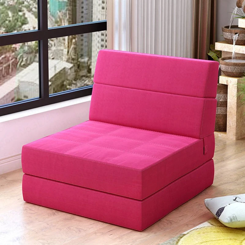 

Creative Single Lazy Sofa Single Folding Bed Recliner Personality Cute Tatami Sofa European Modern Sofa