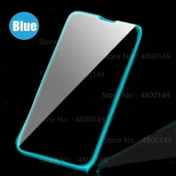 3PCS Night Light Luminous Tempered Glass Screen Protector Set - iPhone 14 Pro Max (Blue)