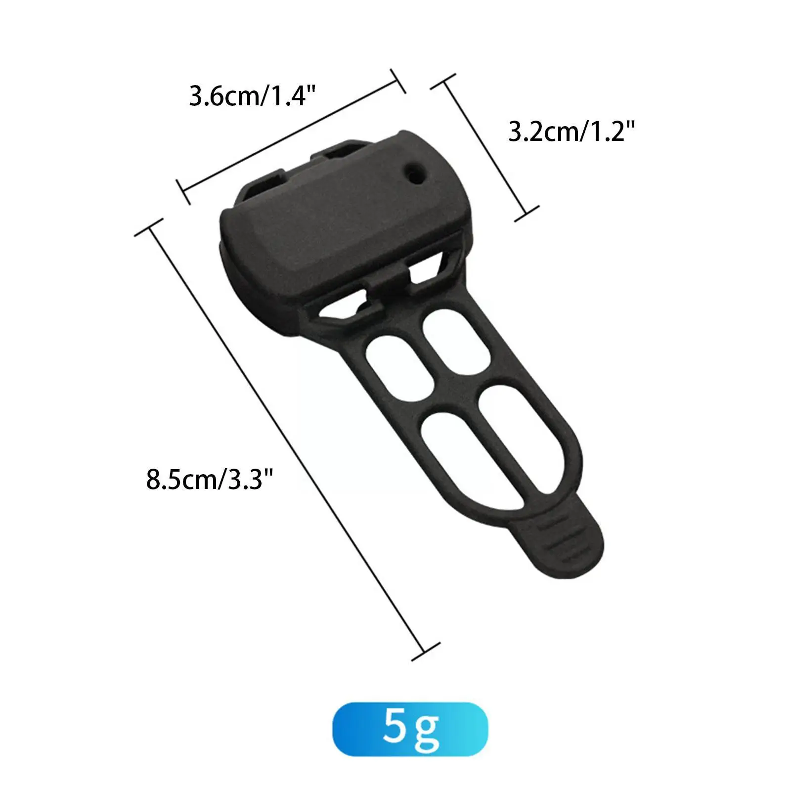 Étui de protection pour capteur de vitesse de vélo, compatible avec Garmin Magene, Lgpsport, Y4LT, 1 pièce