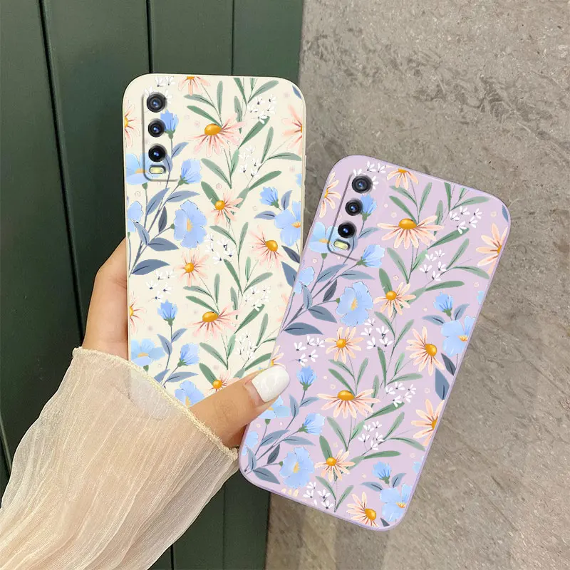 Sunrise Floral Phone Case - Vibrant Botanical Design Cover