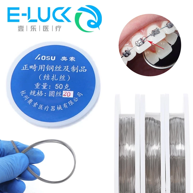 Dental Ligature Wires Orthodontic Line Stainless Steel Ligature