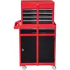 Torin Rolling Garage Workshop Tool Organizer: Detachable 4 Drawer Tool Chest with Large Storage Cabinet 1