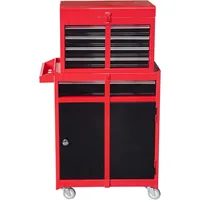 Torin Rolling Garage Workshop Tool Organizer: Detachable 4 Drawer Tool Chest with Large Storage Cabinet 1