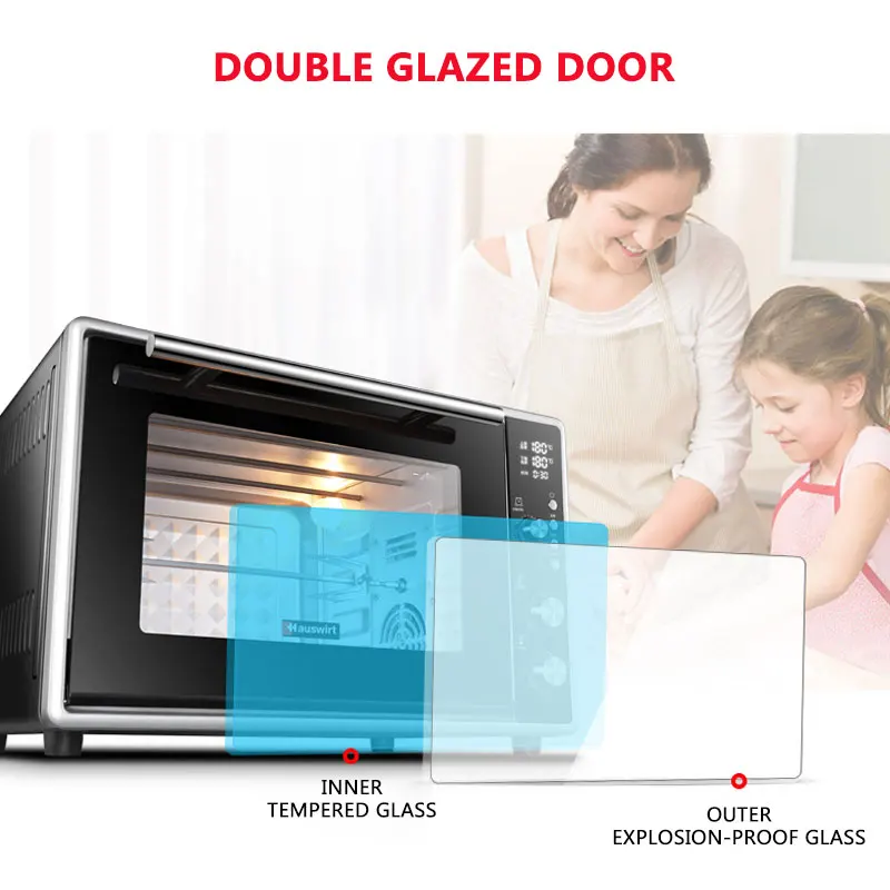 Baking Electric Oven Multi-function Automatic Oven 50L Large Capacity Horno Electrico Household Appliances For Kitchen
