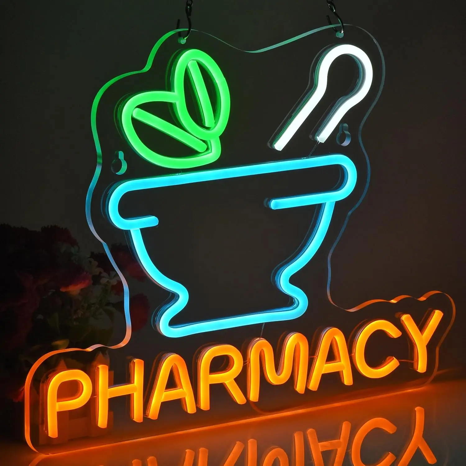 Pharmacy Neon Sign Led Neon Lights for Business Medicine Shop Wall Decor Ultra Bright Dimmable Billboard Grand Opening Gift