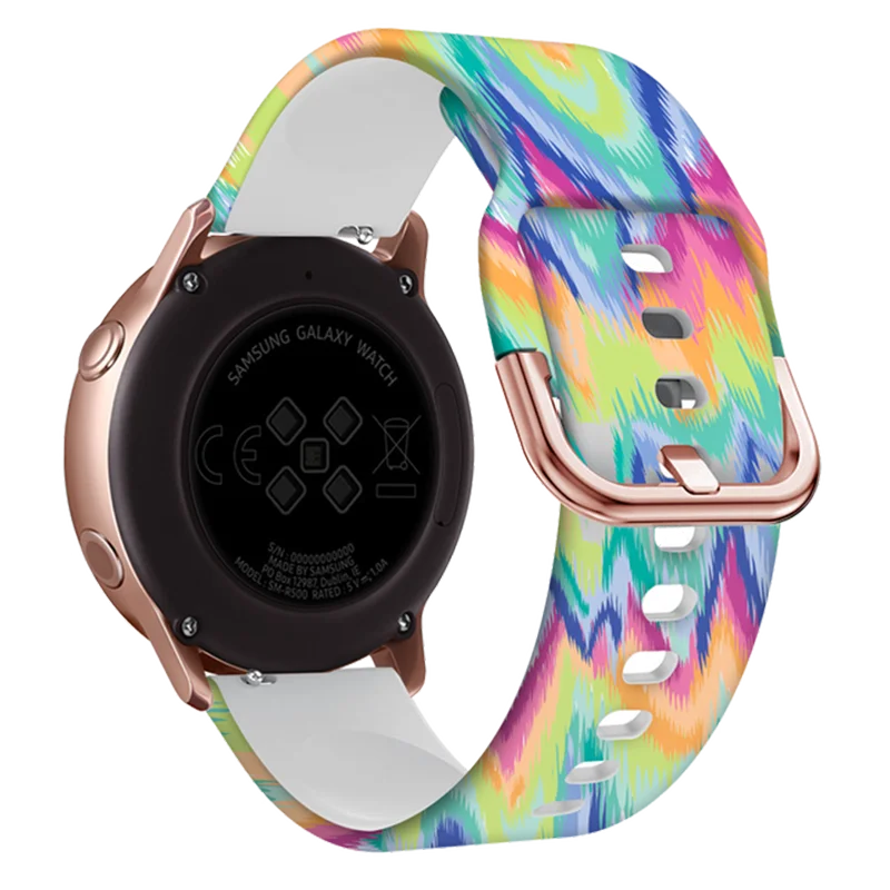 Premium Printing Silicone Watchbands - 20mm Bracelet Straps