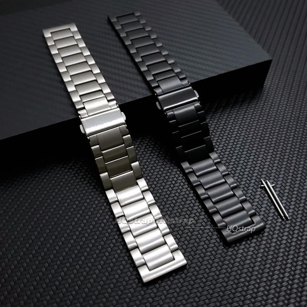 Universal Titanium Metal Watch Band with Quick Release Feature