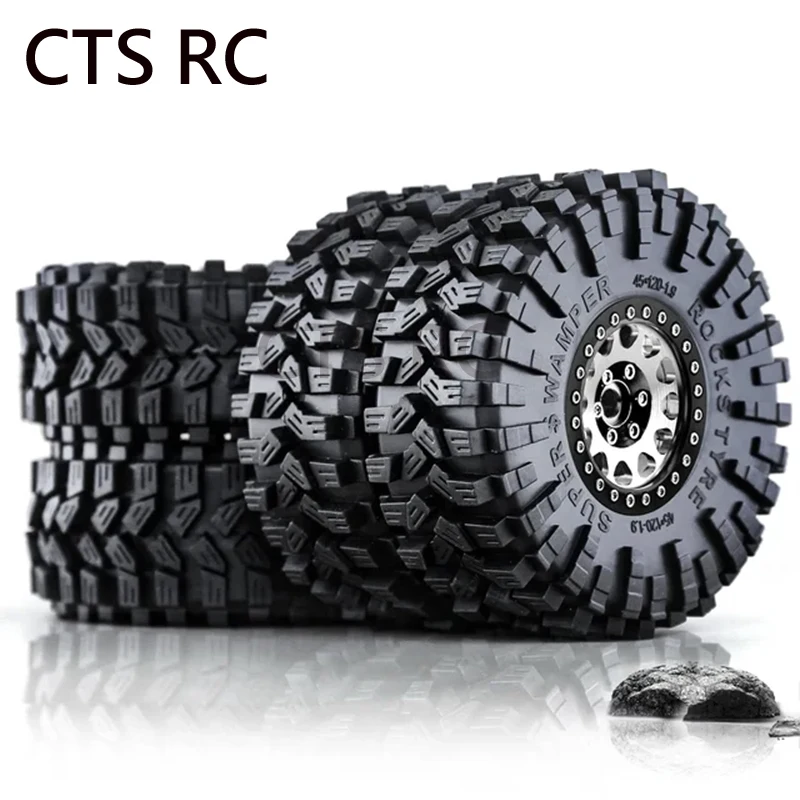 RC Car Wheels 4pcs 120mm Metal 1.9
