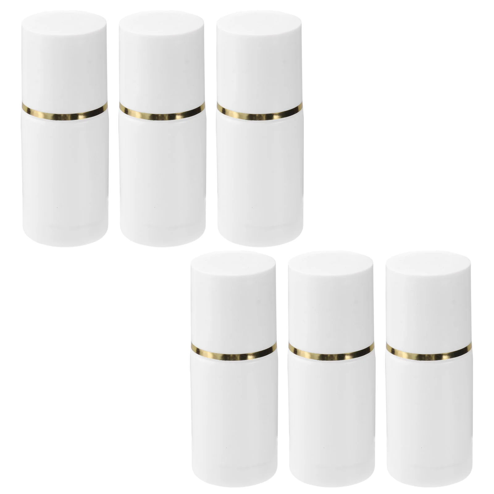 

6 Pcs Smudge Bottle Sponge Liniment Containers Liquid Sub Bottles Medicine Daub Plastic Abs Storage