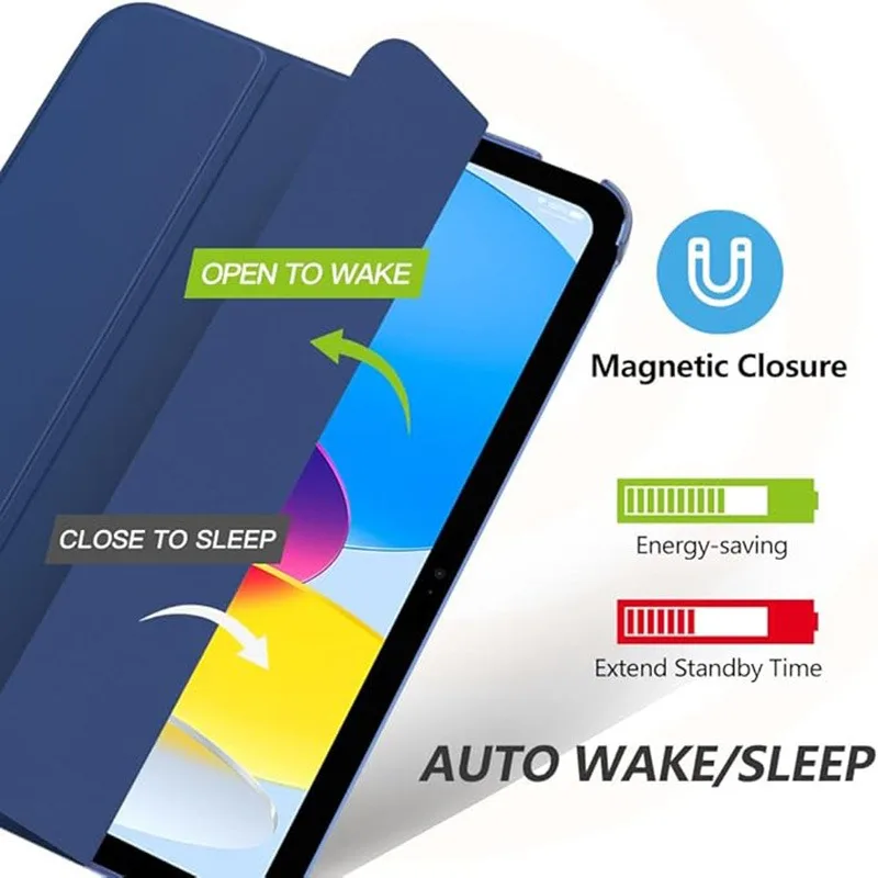 Slim Stand Hard Back Cover with Auto Wake/Sleep