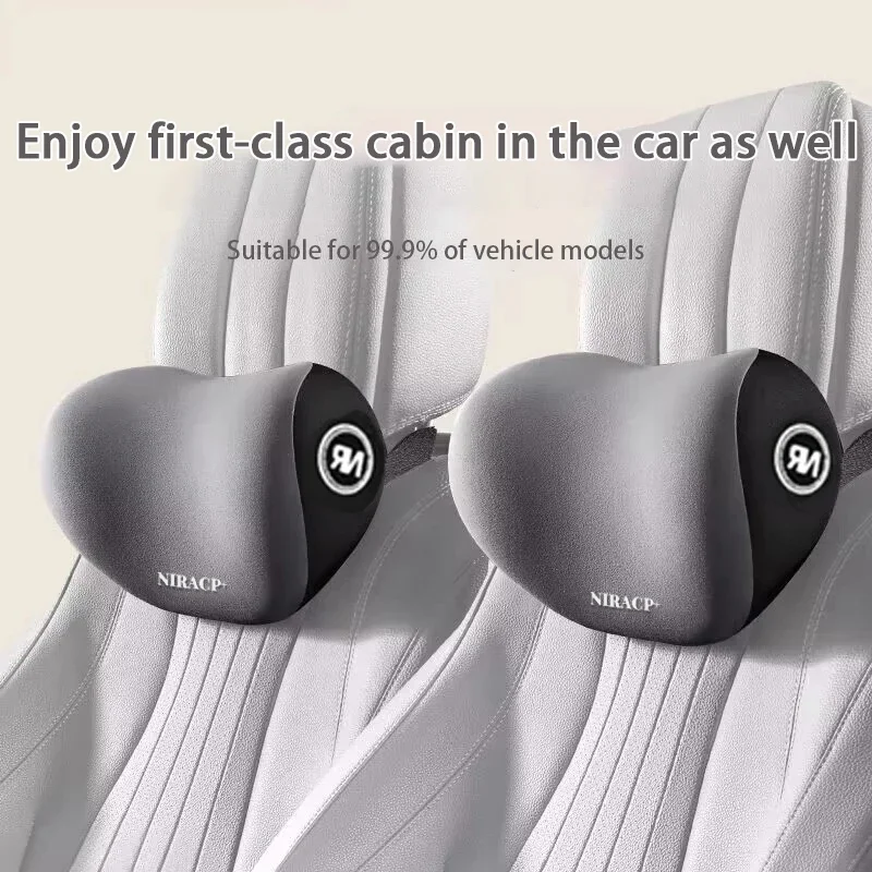 Car Headrest Lumbar Support Neck Pillow Car Cushion Driver's Seat Support Parts