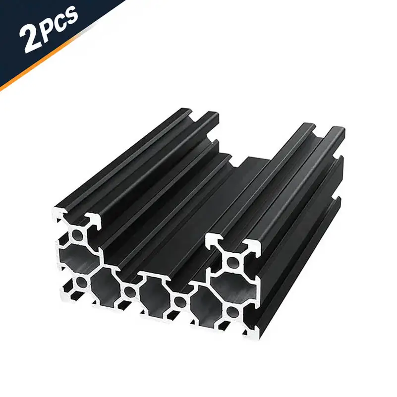 2Pcs 2020 2040 2060 2080 Aluminum Profile 100 200 300 350 400 450 500 550 Linear Rail Extrusion EU Standard CNC 3D Printer Part image 17