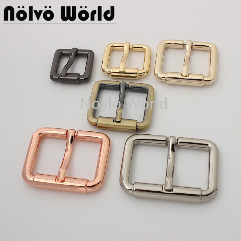 50pc16mm Metal Slides Tri-glides Wire-formed Roller Pin Buckles Strap Slider Adjuster for Bag Backpack Garment Leather Accessori 50pc16mm metal slides tri glides wire formed roller pin buckles strap slider adjuster for bag backpack garment leather accessori