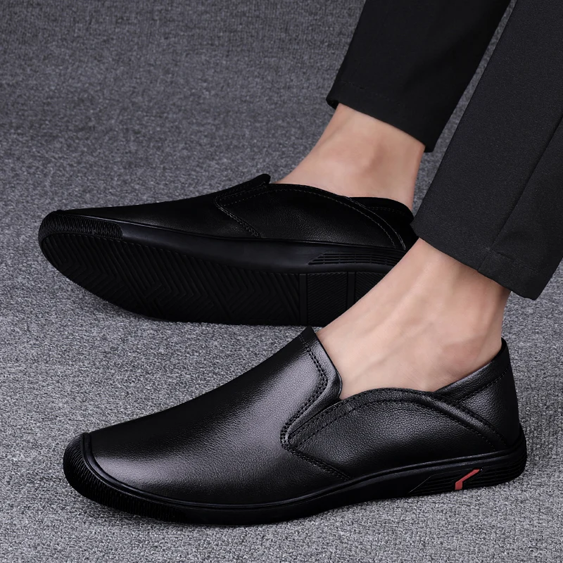 

Summer Luxury Shoes Brand Designer Men Loafers Genuine Leather Casual Shoes Mens Slip-ons Mocasines Hombre Man Moccasin Spring