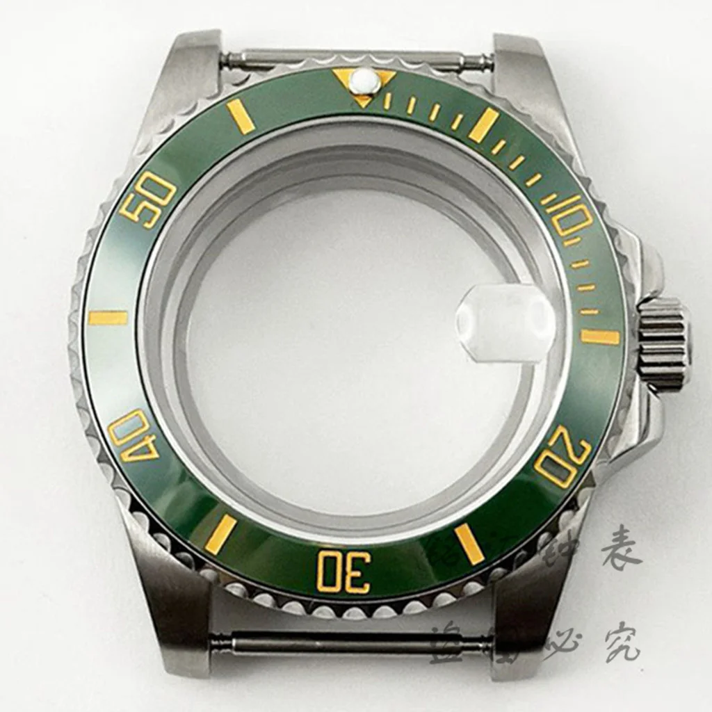 Deep Blue Bezel 40MM Diver Watch Case with Waterproof Sapphire Crystal
