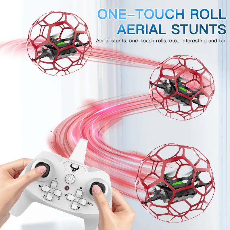 SG600 MAX 2.4G RC Racing Football Drone 3D Protezione completa Pressione Altitudine Brushless Telecomando Quadcopter per bambini adulti - immagine 6