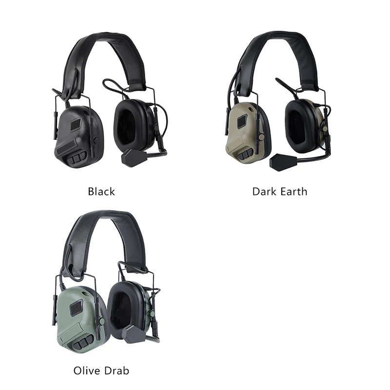 

Тактическая электронная гарнитура IDOGEAR Molle, наушники, защита ушей для стрельбы, военная армейская гарнитура, аксессуары для страйкбола, охоты