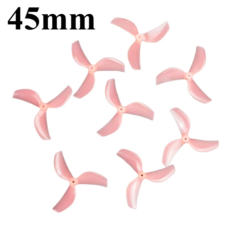 8-Piece Gemfan 45mm 3-Blade PC Propeller Set for FPV Racing and Freestyle Drones