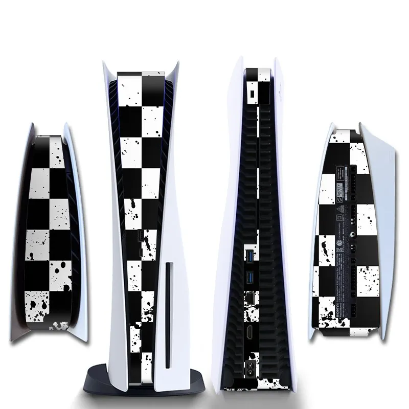 Middle Stickers Skin For PS5 Disc/Digital Edition Console Protective Shell Replacement Decoration Strip For PS5 Accessories 