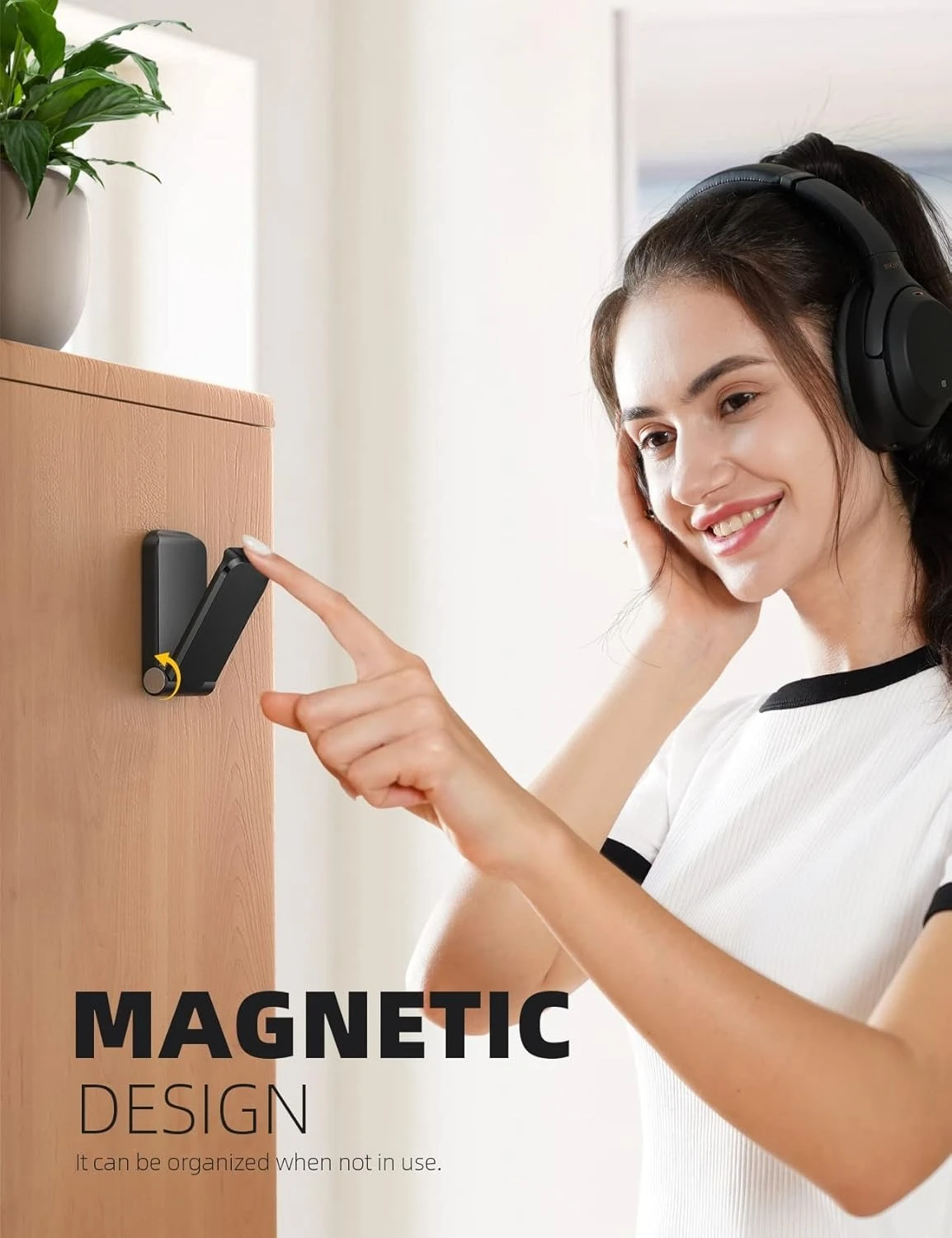 Headphone Stand Sticky Headset Hanger Adhesive Headphone Holder Hook Mount Clip Under Desk Earphone Clamp for Airpods Max HyperX