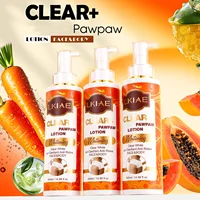 LKIAE PAWPAW Lotion éclaircissante pour le visage, le corps, réduit les taches, nourrissante, hydratante, éclaircissante, pour peaux noires, foncées, caramel 2