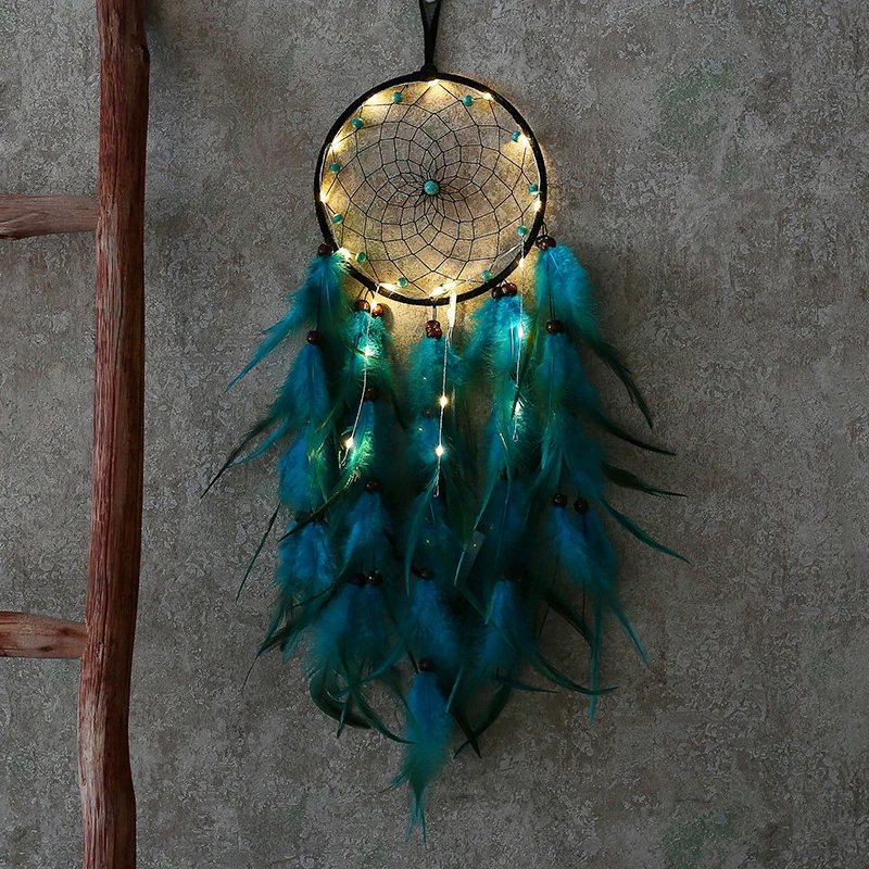 

Lantern Dream Catcher Creative Wind Chime Pendant Car Pendant Home Room Decor