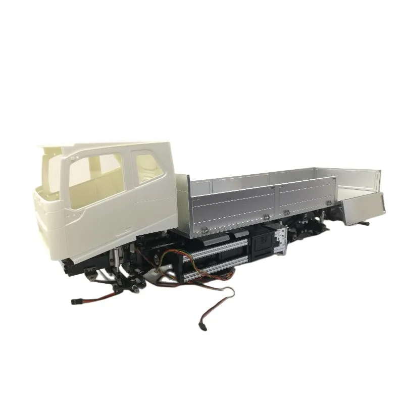 Metal Aluminum Alloy Cargo Box Body Bucket For 1/14 Tamiya RC Truck Car SCANIA 56360 Volvo FH16 MAN TGX ACTROS AROCS Accessories 5