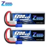 2pcs Zeee 3S Lipo Battery for FPV Drone 11.1V 120C 5200mAh EC5 Plug for RC Car Quadcopter Boat RC Airplane Model RC Parts дрон 1