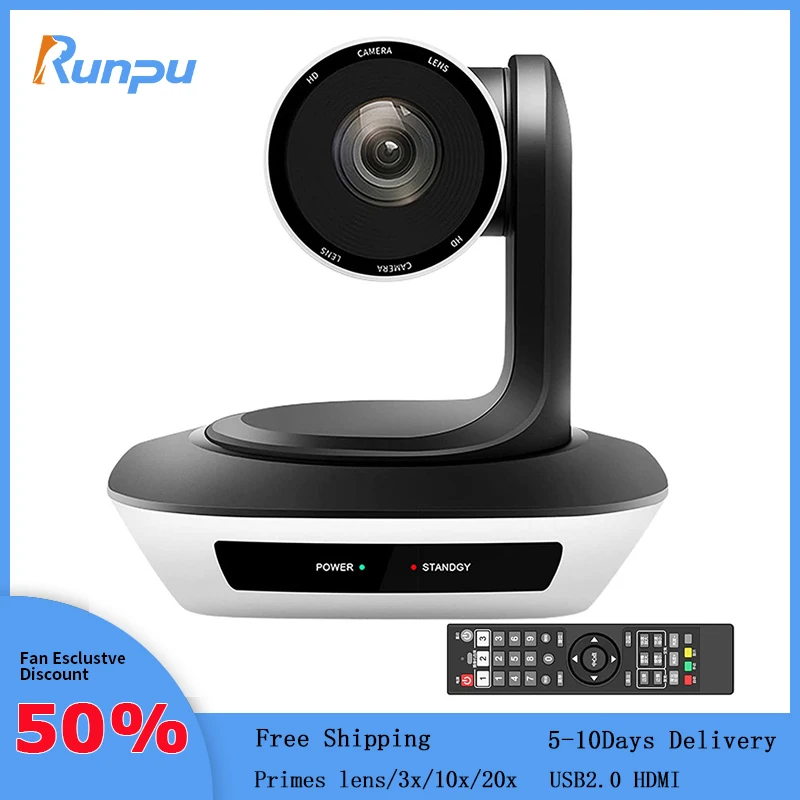 Best Full Hd1080p 10x Optical Zoom Usb2.0 Ptz Video Conference Camera