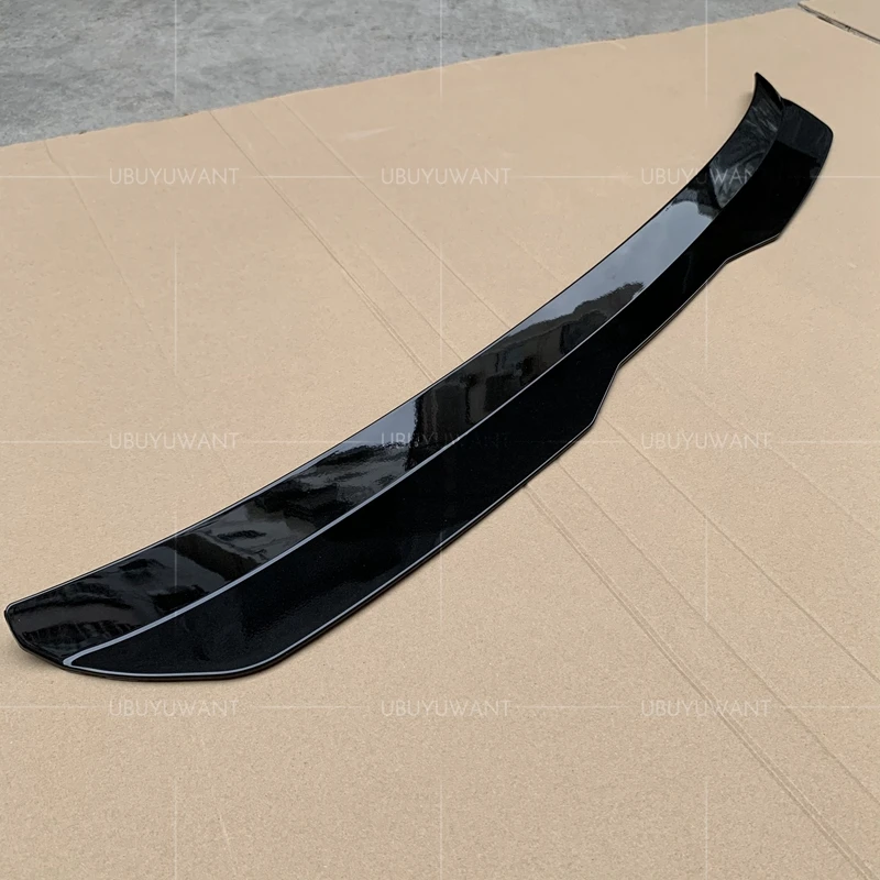 UBUYUWANT Rear Roof Lip Spoiler For Renault Koleos 2016 2017 2018 2019 2020 Universal Hatchback Spoiler ABS Car Trunk Tail Wing