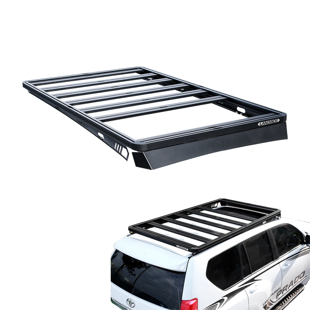 

4X4 Accessories Low Profile Land Cruseir Prado Lc200 Long Roof Rail Rack Basket Car Roof Racks