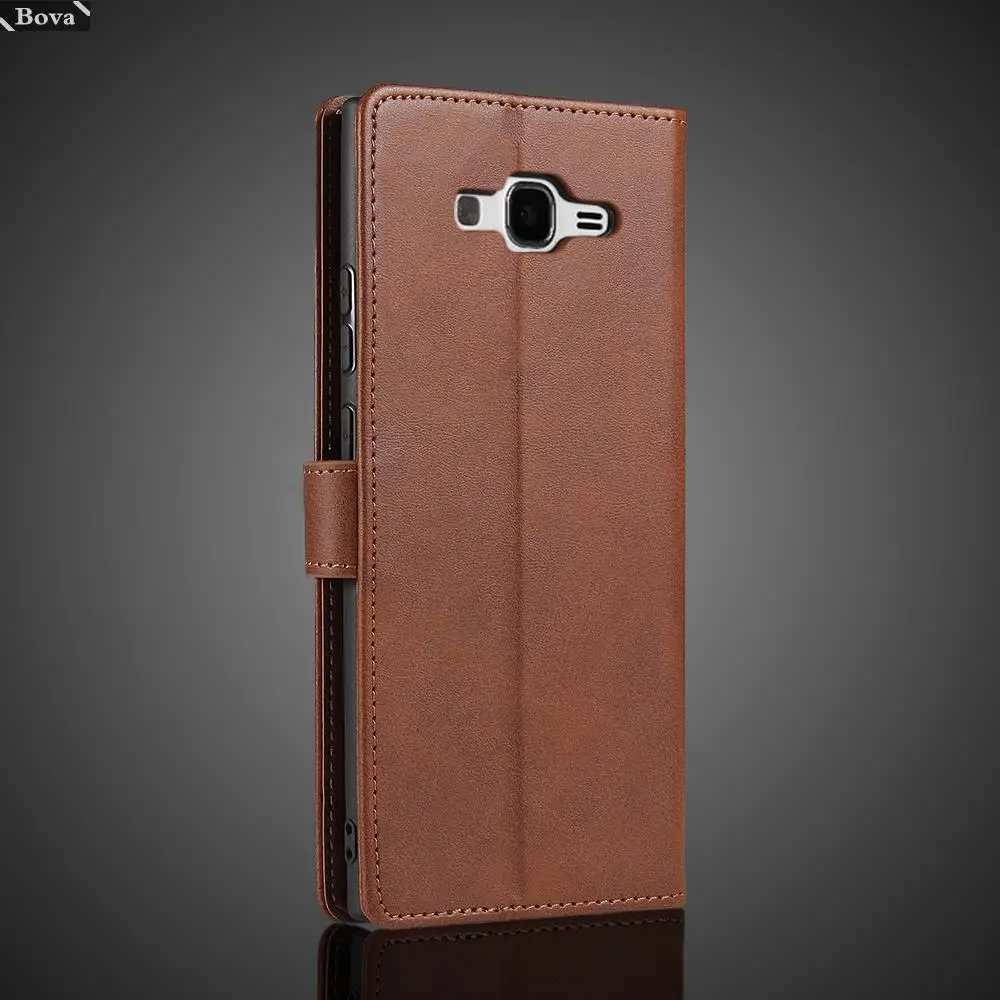 Luxurious PU Leather Wallet Case with Card Holder for Samsung Galaxy J7 Series