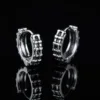 Vnox Fashion Solid Chain Hoop Earrings for Men Boys, Anti Allergy Stainless Steel New Gothic Ear Gifts Jewelry 2