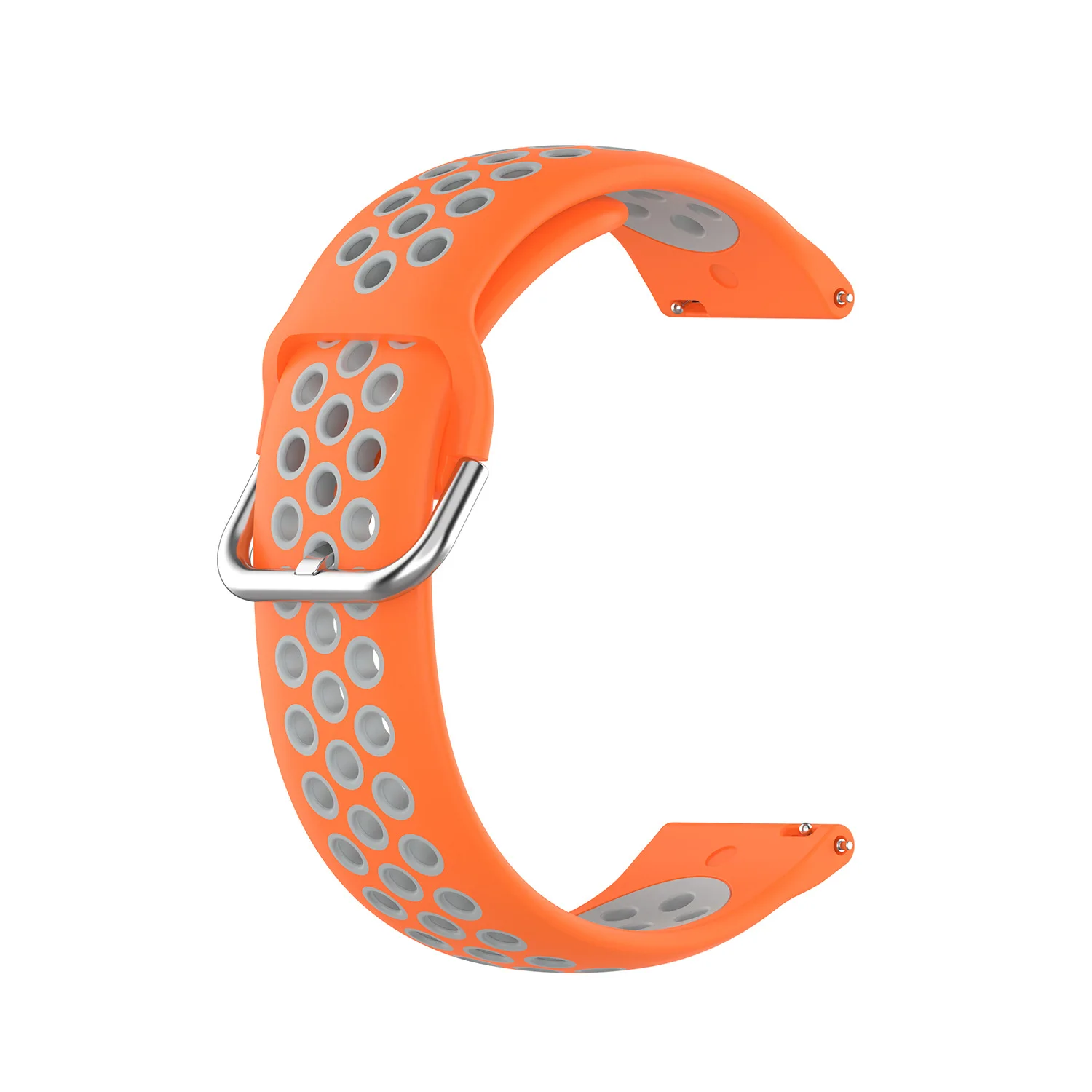 Versatile Silicone Sports Band - 20mm/22mm Strap