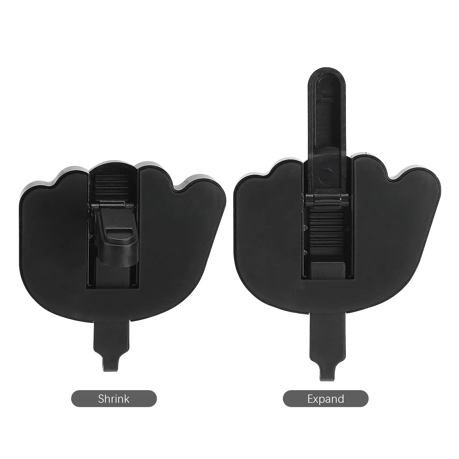 Key Hanger Hook Up Self Adhesive Hooks Safe And Durable Storage Holder Creative Black For Doorway Wall Entryway Middle Finger 6