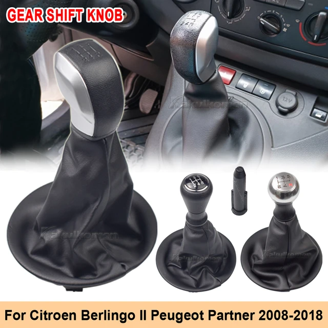 Gear Shift Knob Gaiter Boot Cover For Citroen Berlingo II Peugeot Partner  2008 2009 2010 2011 2012 2013 2014 2015 2016 2017 2018 - AliExpress