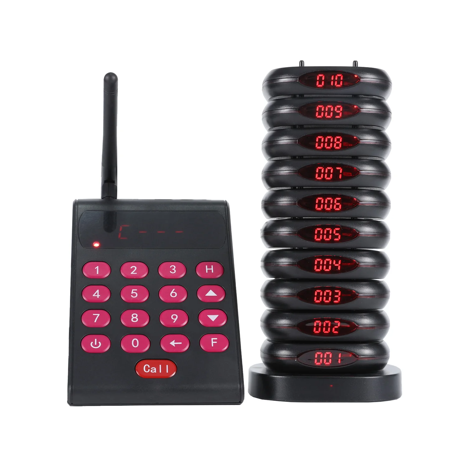 

Power Saving Guest Paging System Long Distance Restaurant Pager Fast Food Pagers