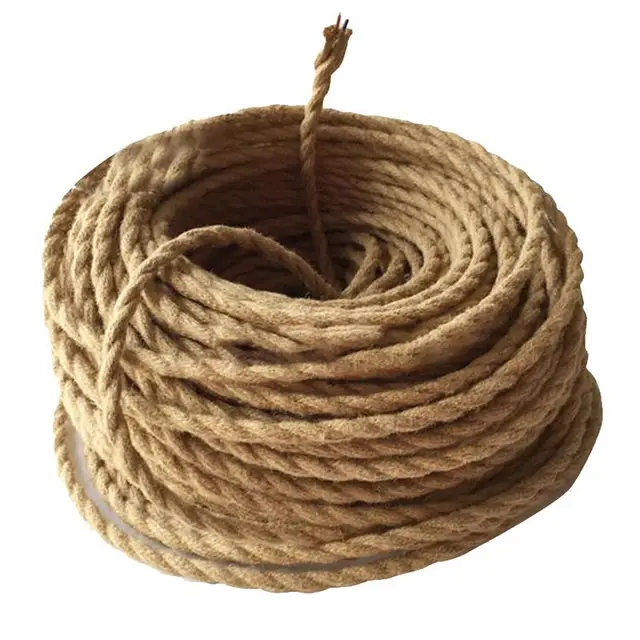 Vintage Rope Cover Power Cord: Create a Retro Atmosphere in Your Home