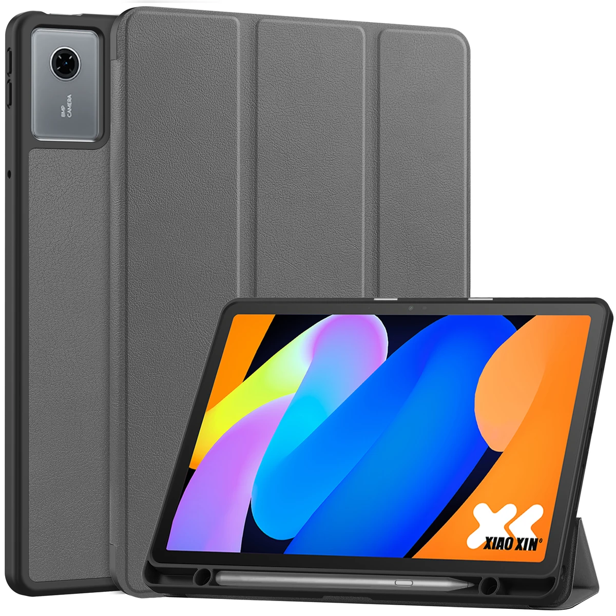 Coque For Lenovo Idea Tab 11 TB336FU Case With Pen Holder Magnetic Leather Fold Smart Cover For Xiaoxin Pad 11 2025 TB335FC Case — view 3