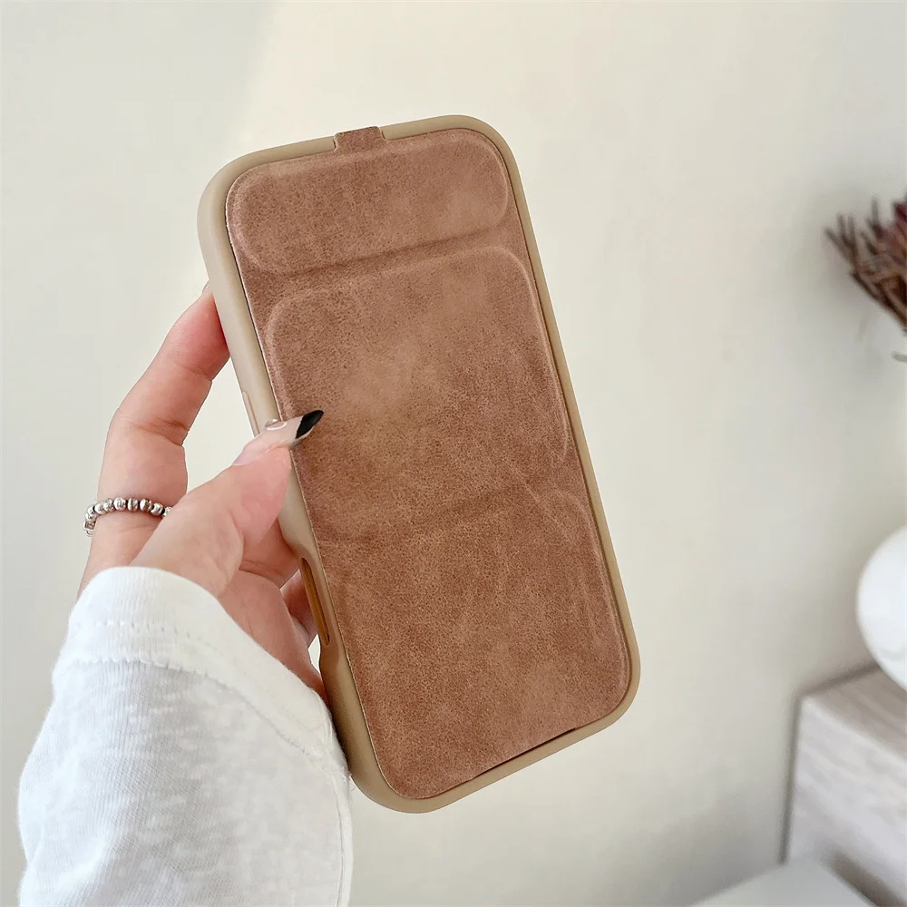 Premium Magnetic Fold Holder Phone Case - Full Protection Shockproof Stand Back Cover